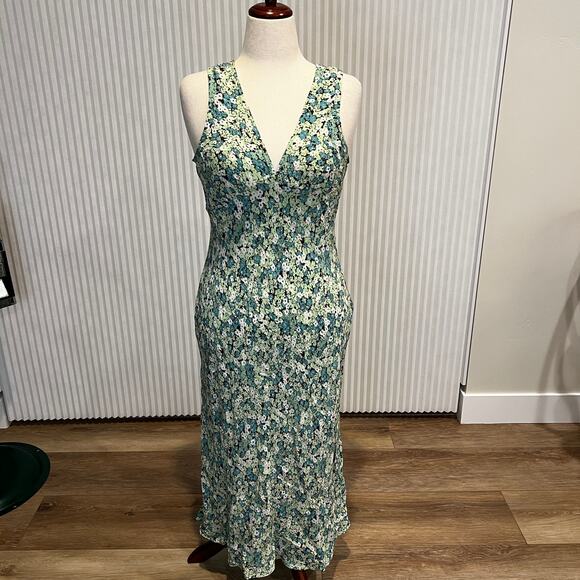 RAILS Women's Audrina Dress Size L In Emerald Bloom - Picture 4 of 10